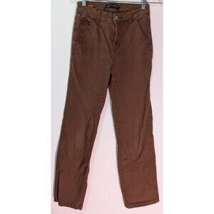 Hot Kiss High Rise Skinny Size 3 (26x29) Cargo Pants Brown Pockets (753m)
